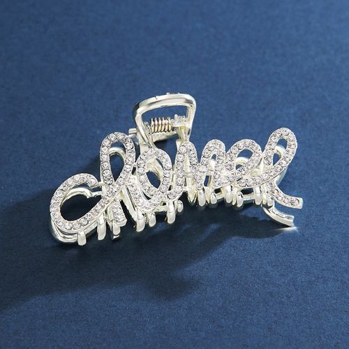 韩国气质字母款抓夹后脑勺盘发发夹女网红2021年新款发饰发抓头饰