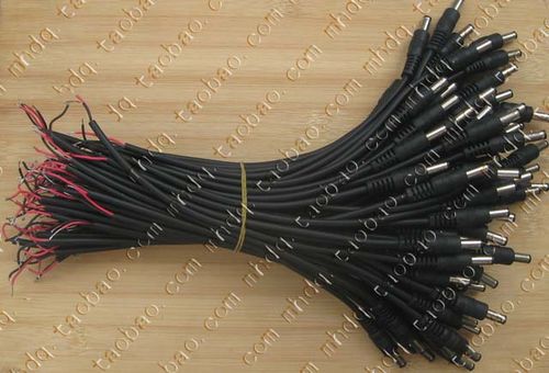 监控 开关电源线头 12v 电源线 5.5*2.1 23厘米长 精品 dc线头