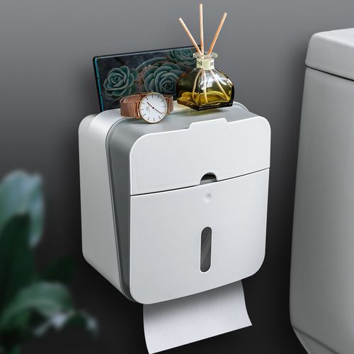 厕所卫生间纸巾盒置物浴室手机支架卫生巾盒