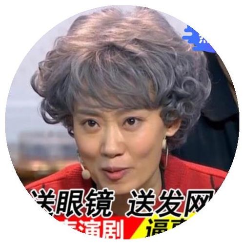 大妈白头发假发女短送妈妈发烫发银灰色自然款短卷发高档花白大卷
