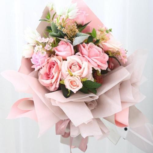 包装纸材料皱纹纸纱网花束包装礼盒装扮手工花束内