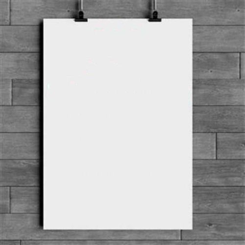 倾阑 大白纸海报纸 手绘pop海报纸白色空白练习广告纸 a4海报纸 (50张