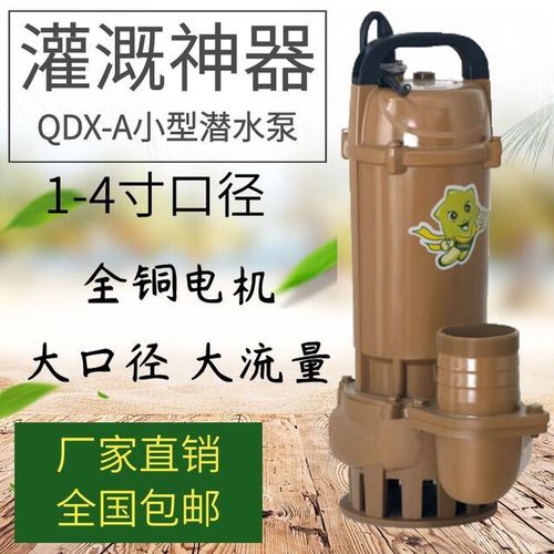 家用单相小型潜水泵220v农田灌溉高扬程大流量大口径3寸4寸抽水机