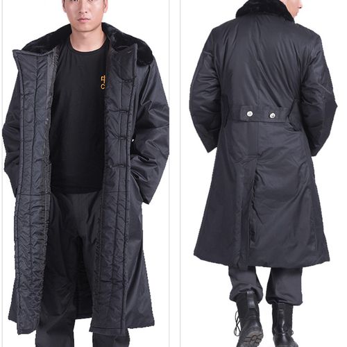 男士长款军大衣劳保 冬季工作服棉服 冷冻库加厚防寒