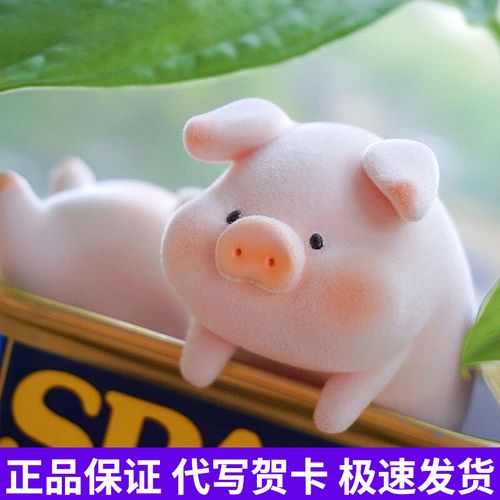 现货送滑板 lulu猪盲盒 运动猪 魔法猪 罐头猪抖音王一博代餐礼物