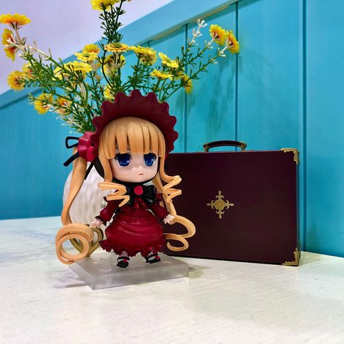 蔷薇少女主角真红少女手办爱丽丝带箱子全套国产q版粘土手办模型