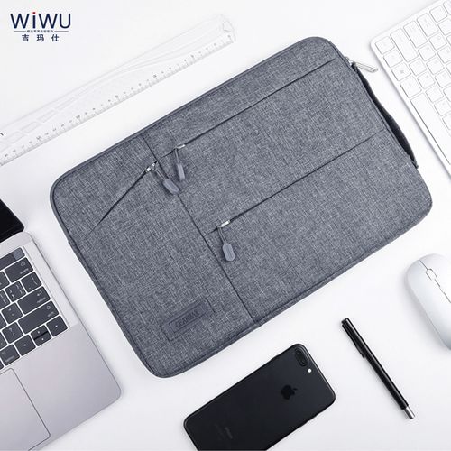 吉玛仕wiwu苹果笔记本macbook pro电脑包男手提macbookair15.