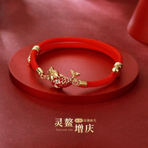 淘运阁月石缘灵鳌吉宏增庆手链女银鲤跃龙门易明居宝懿手绳考试学业
