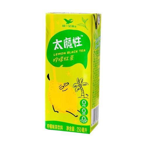 统一太魔性柠檬红茶(柠檬味茶饮料)250ml/盒