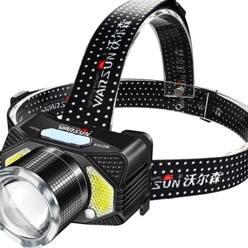 德国日本进口头灯变焦强光充电超亮头戴式矿灯夜钓钓鱼手电筒疝气