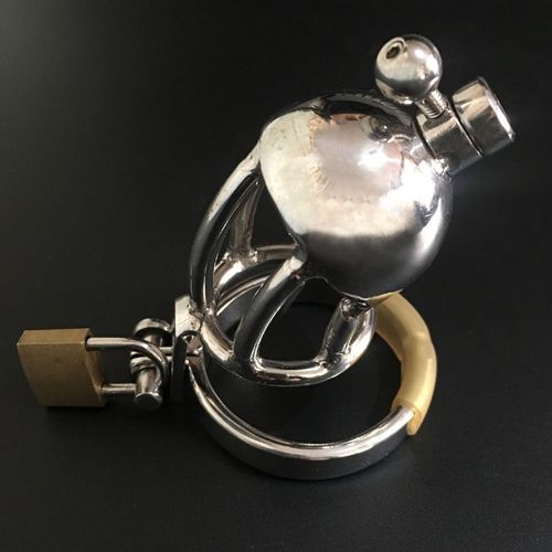sm不锈钢金属尿管可拆卸贞洁锁男用贞洁裤cb6000贞操锁阴茎束缚器