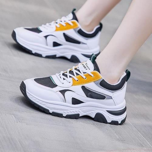 雪地意尔康运动鞋女2021新款夏季爆款透气网面百搭休闲网鞋ins潮