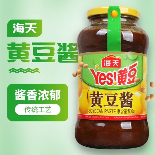 海天黄豆酱800g炒菜拌面调料酱豆瓣酱大豆酱料火锅蘸料拌饭酱面酱