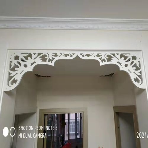 过道角花对角客厅横梁雕花板镂空花格实木格子装饰中式定制包邮