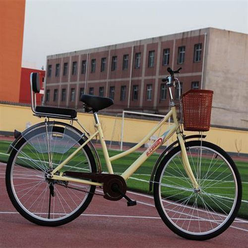 复古变速自行车轻便成人学生自行车女式男式24寸26寸自行车美式车 单