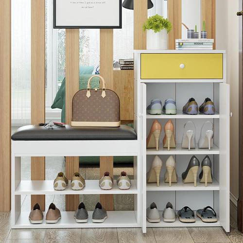 日本ch进门口换鞋凳鞋架家用凳子多功能储物凳换鞋凳