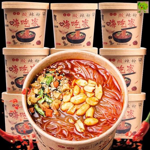 嗨吃家酸辣粉儿嗨吃家嗨吃家麻辣粉便餐充饥寝室晚饭美食国产午饭