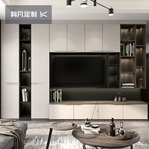 科凡全屋定制现代极简定制衣柜电视柜玄关柜家用收纳组装柜子家具