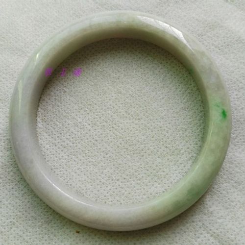 天然玉石玉器 缅甸翡翠手镯 真玉镯子玉手镯 紫罗兰