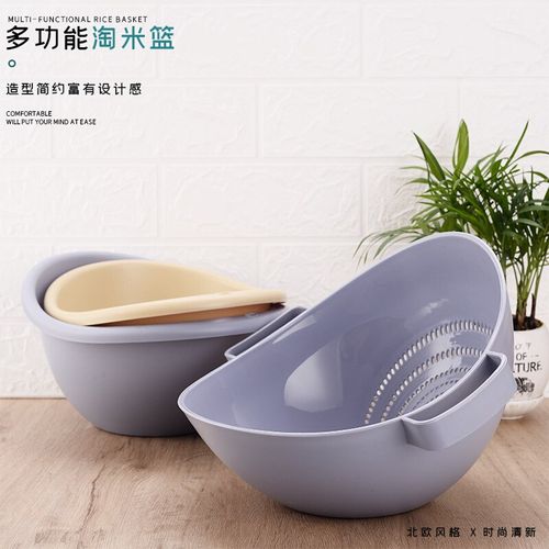 家用方便简约果蔬沥水滤水淘米洗米筛厨房蔬果滤水沥s水洗米淘米