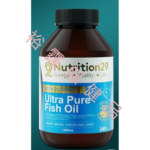2倍浓缩深海鱼油omega3软胶囊中老年dha欧米伽3n29纽西臣鱼肝油