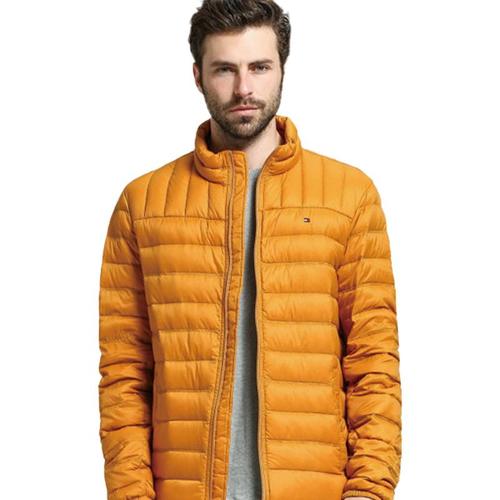 [美国直采 官方正品]tommy hilfiger 男士防风羽绒服 155an231 金色