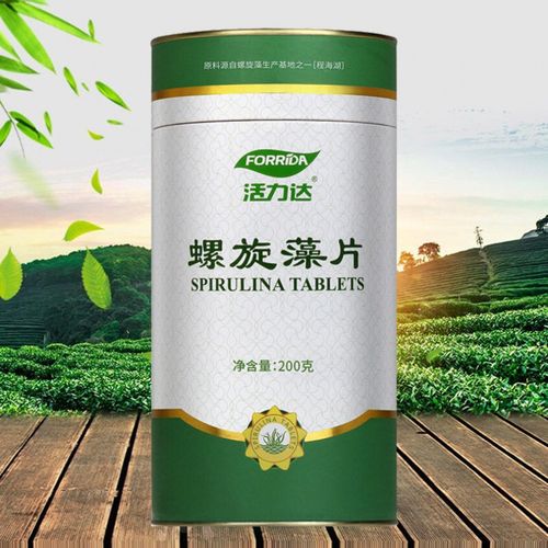 活力达螺旋藻片800片云南程海湖钝顶螺旋藻精片送8小袋装钙d 螺旋藻