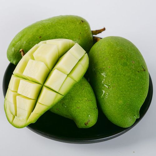 生吃酸芒果新鲜青芒果海南象牙芒脆四季芒辣椒盐孕妇水果5斤包邮