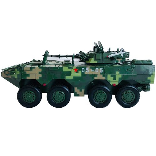 【保价30天】09式8x8轮式步兵战车模型合金1:22金属成品装甲车zbd雪豹