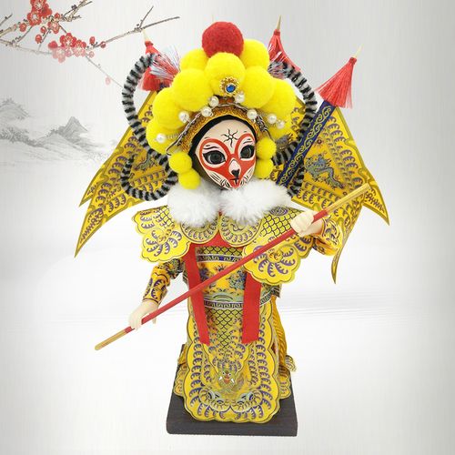 包邮唐人坊出品上承娟人娃娃京剧脸谱人物摆件中国