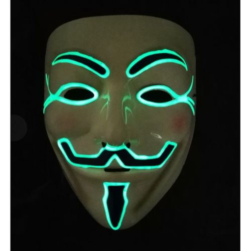 万圣节恐怖面具 黑客 v字仇杀面具 v字队面具 v怪客面具 防远光灯