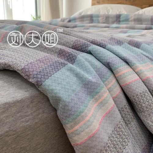 刘大姐家纯棉高档提花老粗布春秋被单双人秋冬被可水洗被子