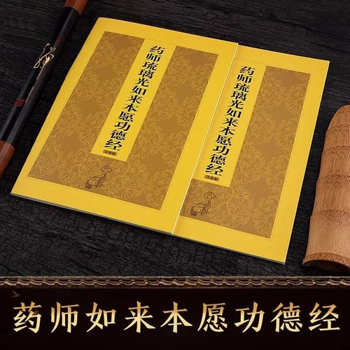药师经注音版读本药师琉璃光如来本愿经简体带拼音佛教经书大字读诵本