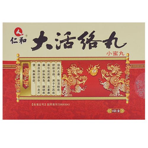 仁和 大活络丸 3g*8袋/盒 祛风止痛 除湿豁痰 舒筋活络