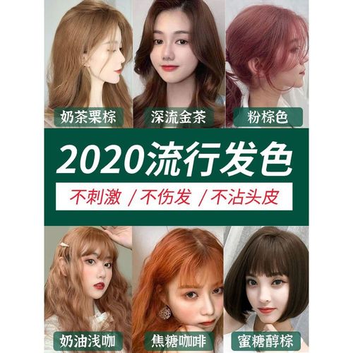 玛奇诺泡泡染发剂植物纯自己在家染发2020流行色显白泡沫染发膏女【2