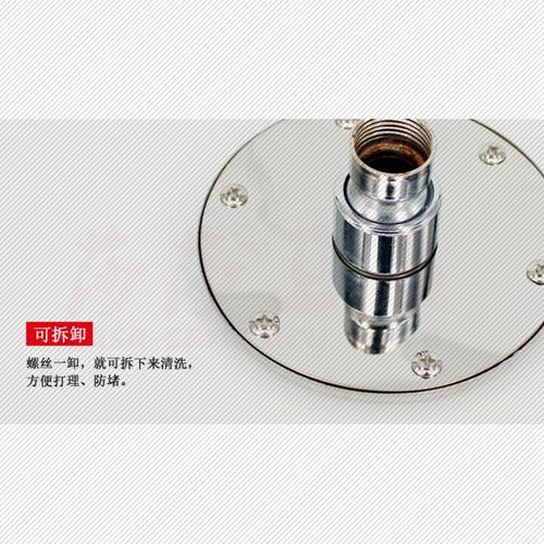 莲蓬头不锈钢304可拆卸大喷头淋浴头花洒家用拆洗顶喷头单花洒喷