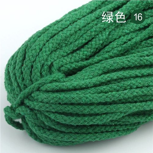 5mm彩色八股空心棉绳编织绳手工bdiy带子绳装饰抽绳束口绳帽绳