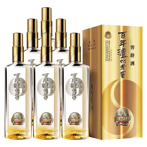 泸州老窖 38度 窖龄60年 500mlx6瓶整箱浓香型白酒整箱 酒厂直供