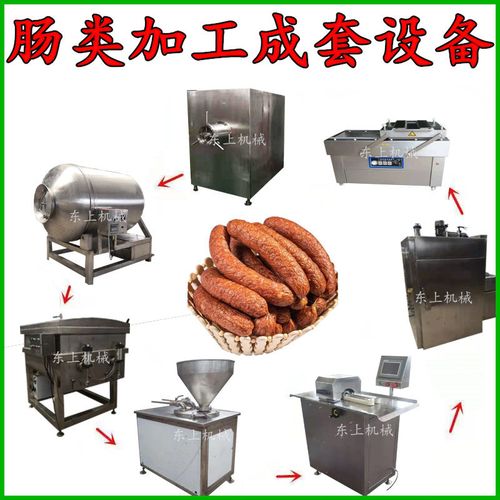 小型电动香肠灌肠机 香肠加工成套设备 商用清真鸡肉肠液压灌肠机