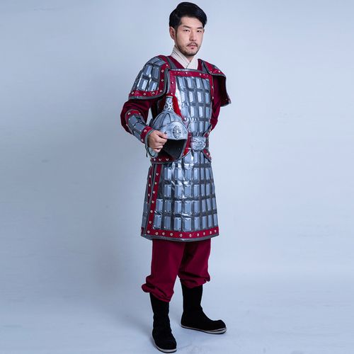 阿幸古代盔甲将军铠甲服装士兵男影视剧组舞台演出服真人可穿战袍