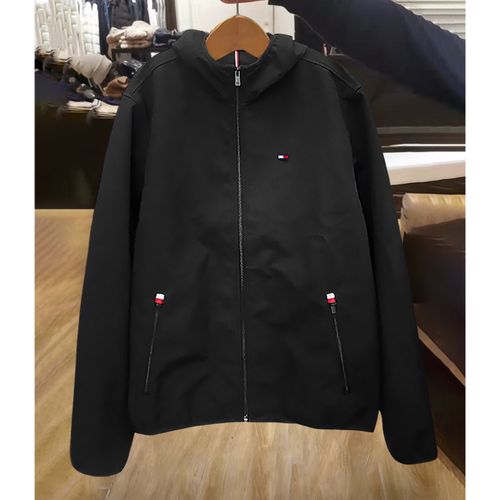 2022春新款tommy hormotu时尚休闲连帽潮流百搭冲锋衣夹克外套男