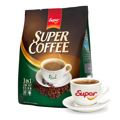 马来西亚进口super超级咖啡特浓600g条装原味三合一速溶咖啡粉