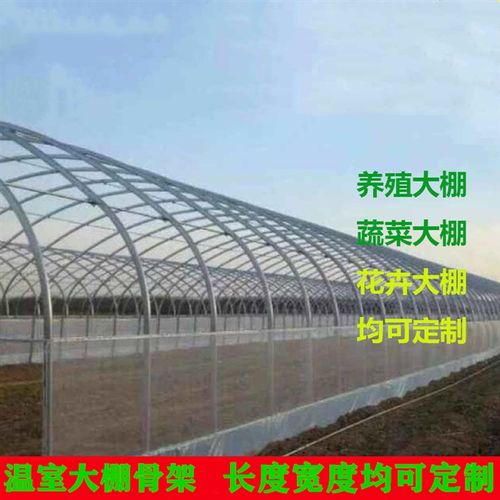 新室大棚骨c架蔬菜养殖农业大棚钢管用品连体连栋大棚支架全套配