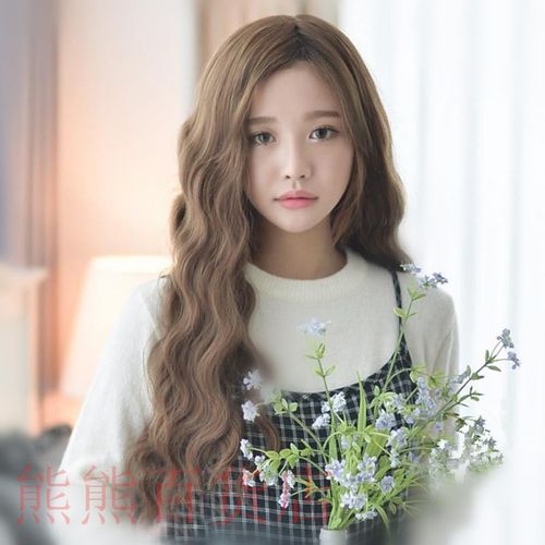 假发女长卷发玉米烫小卷发水波纹化纤头套女现货工厂直发