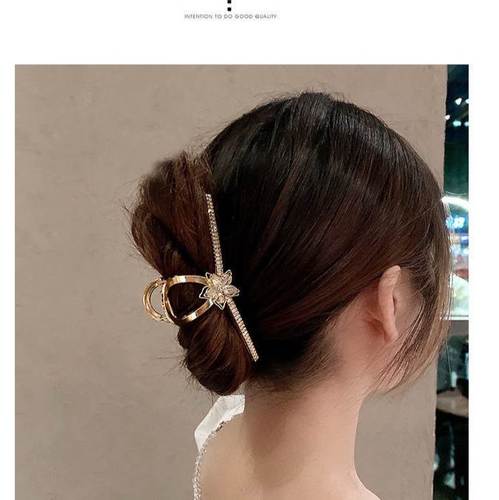 发尾夹发夹女后脑勺大抓夹发夹子头饰夹头发夹子固定头发饰发卡k9