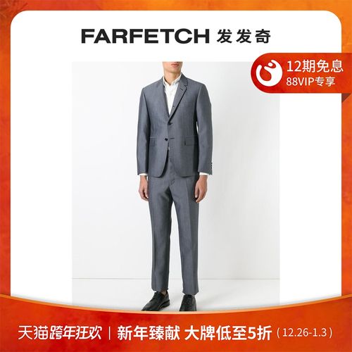 thom browne男士两件式西装套装farfetch发发奇
