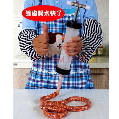 花季灌香肠器自制家用小型手动灌腊肠烤肠制作工具自动手工管罐肠衣机