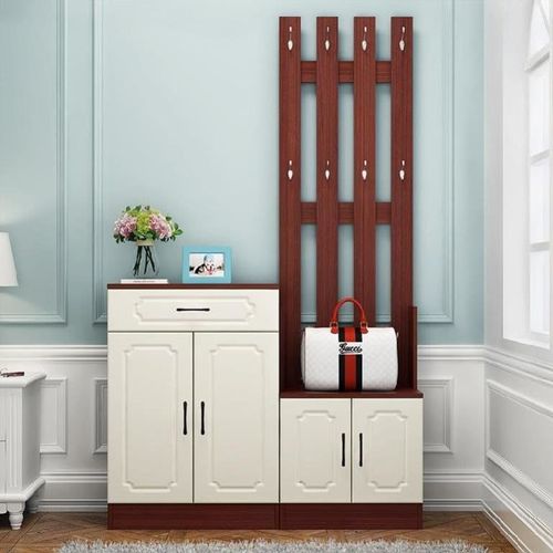 屏风柜神器轻奢衣帽柜转角鞋柜带挂衣架一体经济型挂钩的卧室衣柜