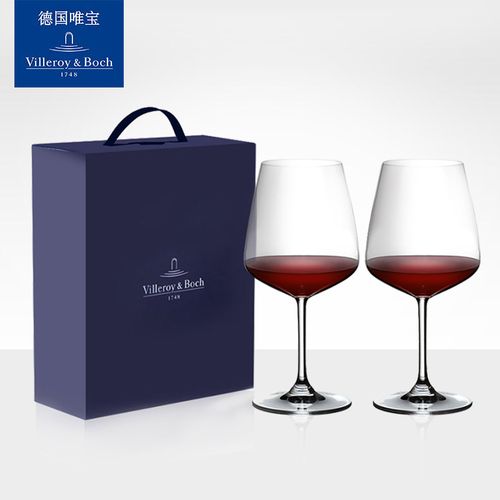 顺丰包邮 德国唯宝villeroyboch红酒杯香槟杯水晶高脚杯2支礼盒装
