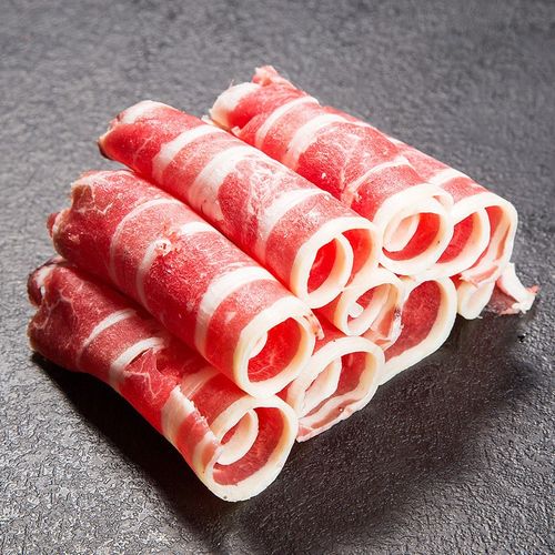 西捷 澳洲进口原切肥牛肉卷牛肉片 300g /袋 谷饲牛肉 火锅食材冷冻